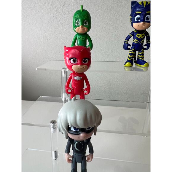 Disney Junior PJ Masks Toy Figure Lot Romeo Luna PJ Mask Owlette Gekko Rip - Picture 4 of 8